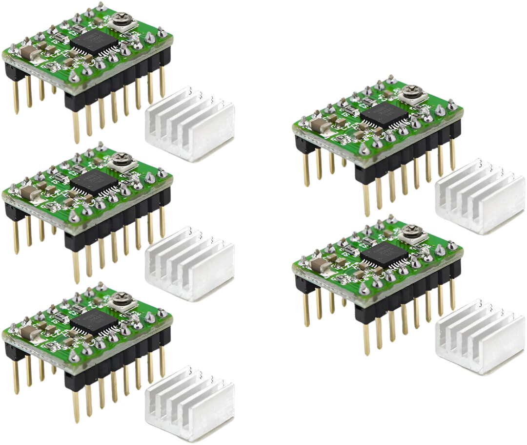 A4988 Stepper Motor Driver (5 Pcs)