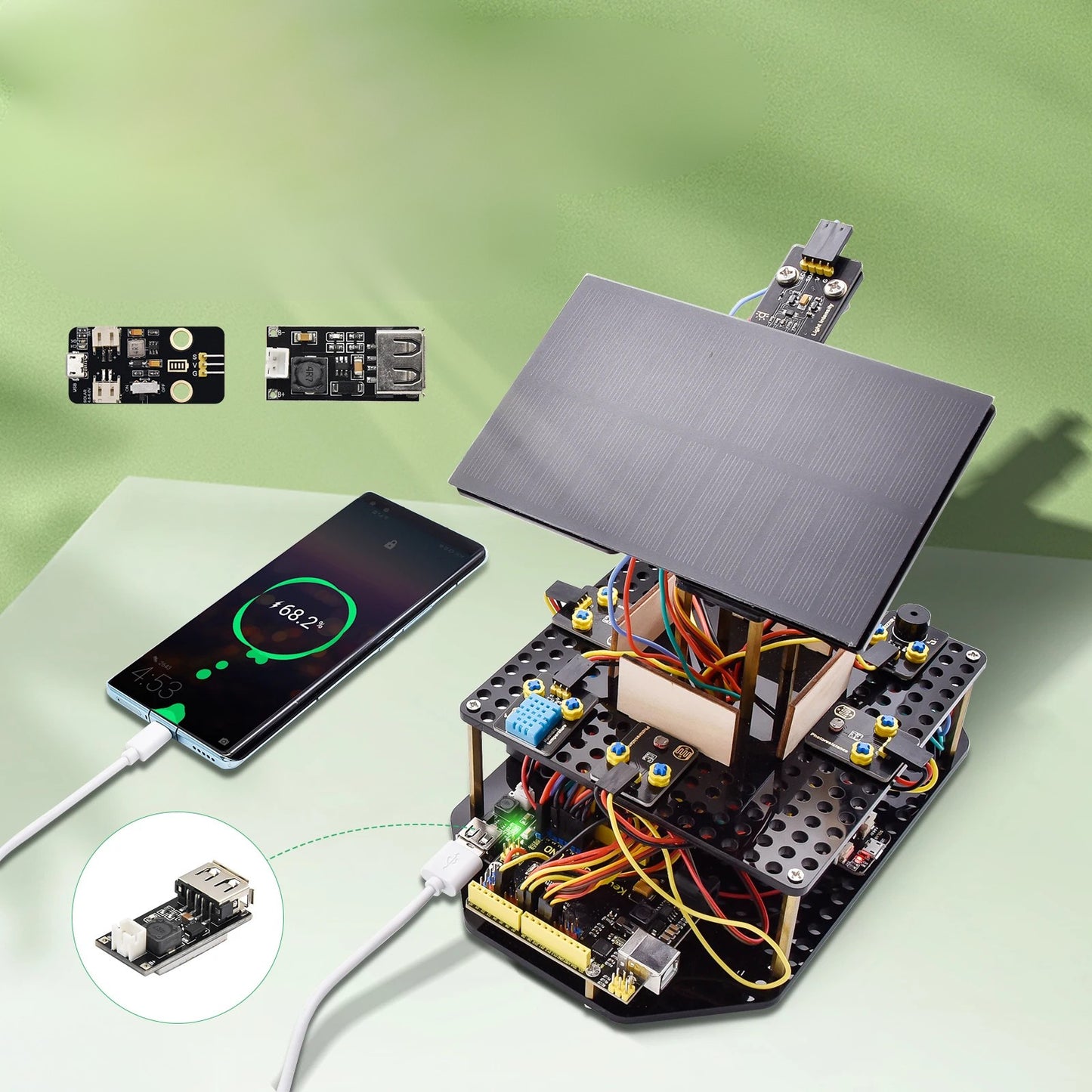 Solar Tracking Robot Kit
