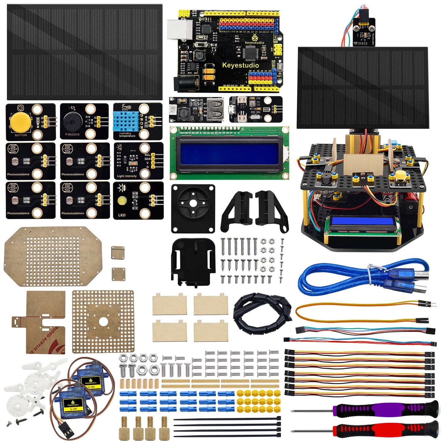 Solar Tracking Robot Kit