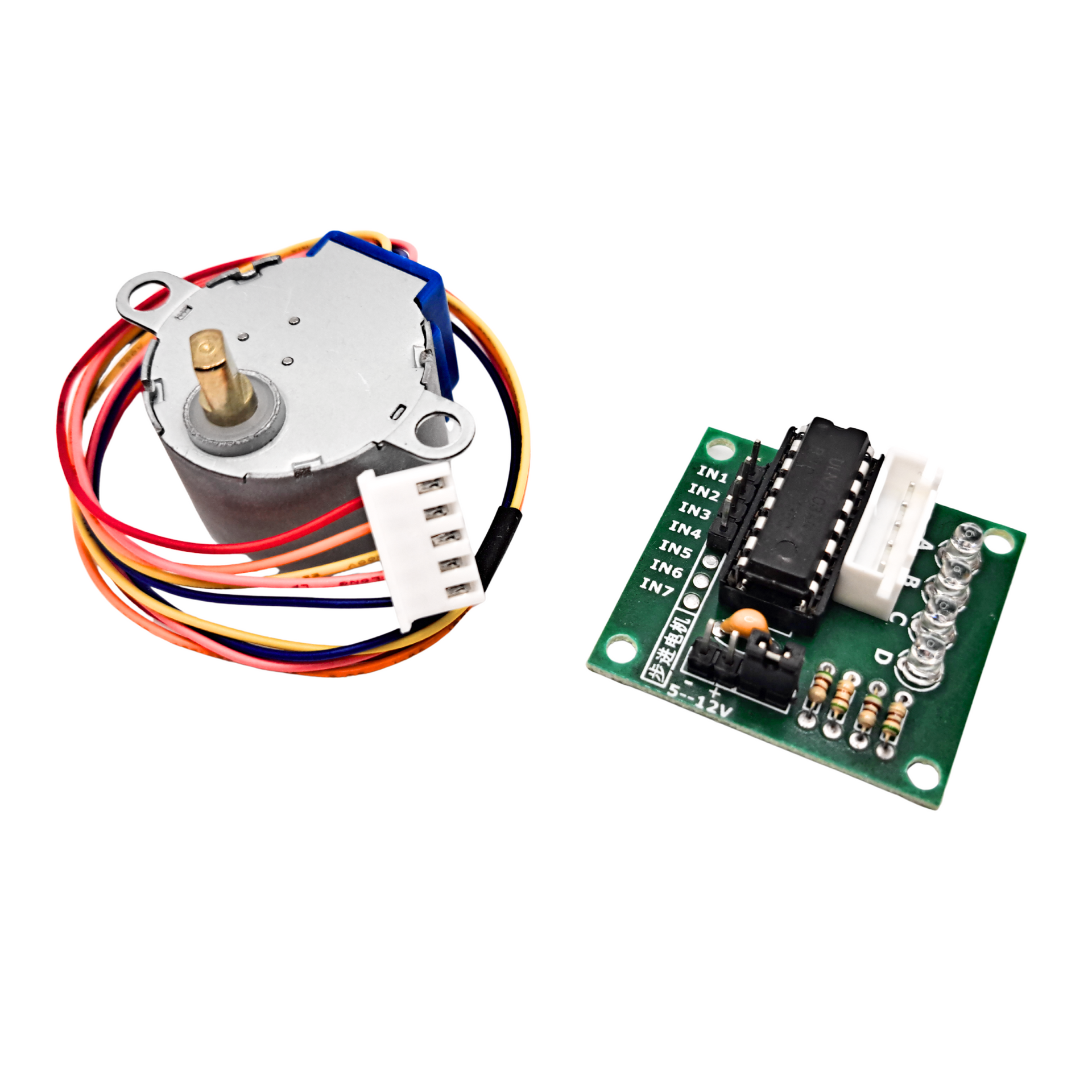 28BYJ-48 Stepper Motor & ULN2003 Driver Module – Starfall Labs